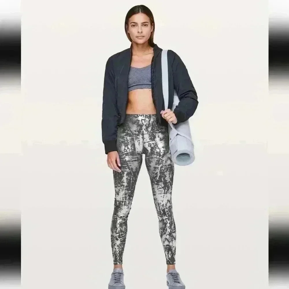 Lululemon Wunder Under Hi-Rise Tight *Brindle Foil 28